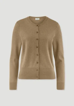 hessnatur Strick Jacke Regular BETTER RECYCLING aus reinem Cashmere von|Damen Strickjacken