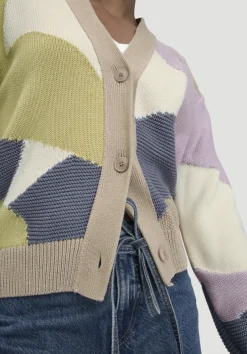 hessnatur Strick Jacke Relaxed aus reiner Bio-Baumwolle von|Damen Strickjacken