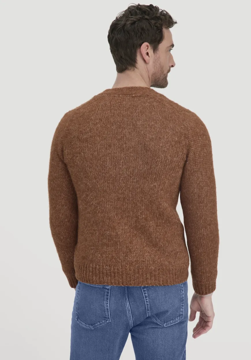 hessnatur Strick Jacke Relaxed aus Alpaka mit Bio-Baumwolle von|Herren Strickjacken