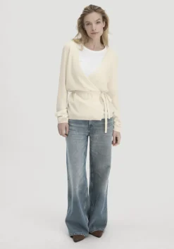 hessnatur Strick Jacke Relaxed aus Bio-Merinowolle mit Cashmere von|Damen Strickjacken