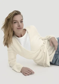 hessnatur Strick Jacke Relaxed aus Bio-Merinowolle mit Cashmere von|Damen Strickjacken