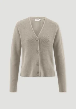 hessnatur Strick Jacke Relaxed aus reiner Bio-Baumwolle von|Damen Strickjacken|T-Shirts