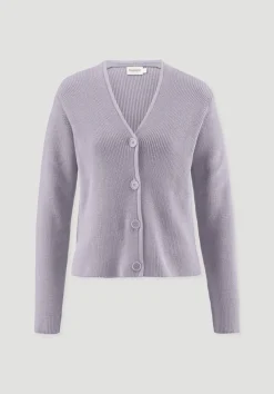 hessnatur Strick Jacke Relaxed aus reiner Bio-Baumwolle von|Damen Strickjacken|T-Shirts
