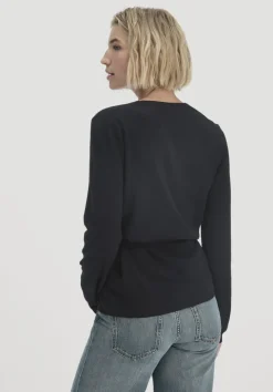 hessnatur Strick Jacke Relaxed aus Bio-Merinowolle mit Cashmere von|Damen Strickjacken