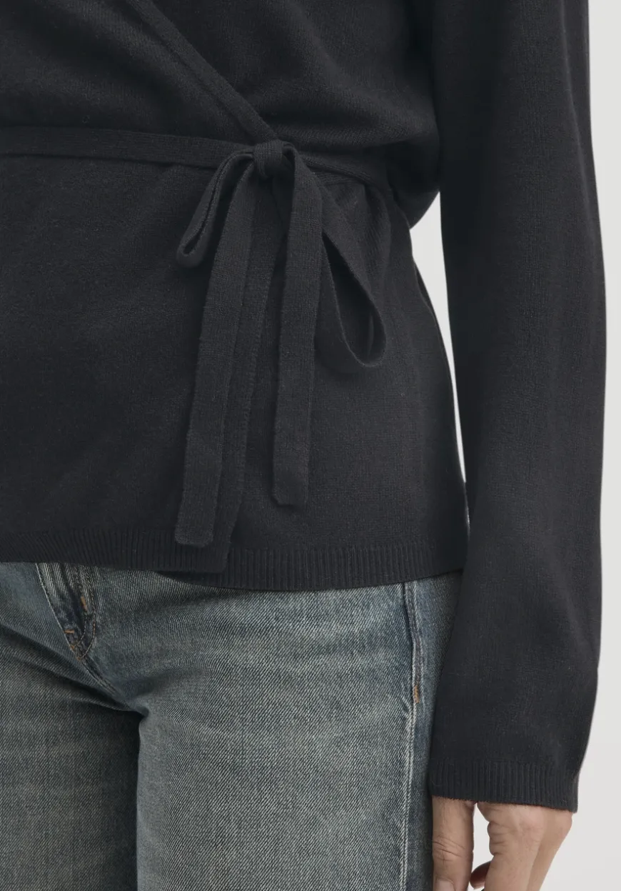 hessnatur Strick Jacke Relaxed aus Bio-Merinowolle mit Cashmere von|Damen Strickjacken