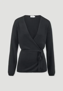 hessnatur Strick Jacke Relaxed aus Bio-Merinowolle mit Cashmere von|Damen Strickjacken