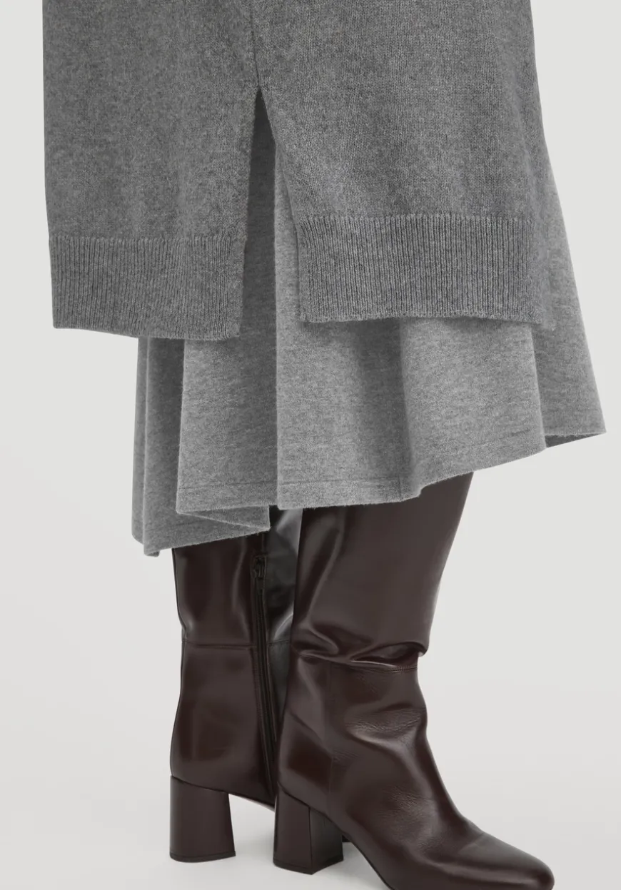 hessnatur Strick Jacke Relaxed aus Bio-Merinowolle mit Bio-Baumwolle von|Damen Strickjacken