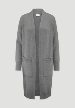 hessnatur Strick Jacke Relaxed aus Bio-Merinowolle mit Bio-Baumwolle von|Damen Strickjacken