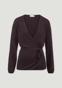 hessnatur Strick Jacke Relaxed aus Bio-Merinowolle mit Cashmere von|Damen Strickjacken