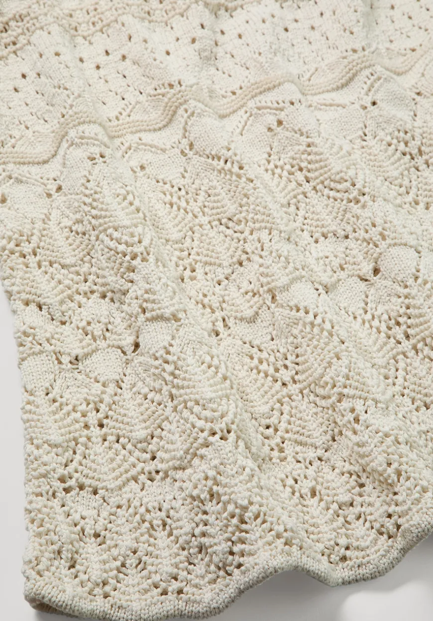 hessnatur Strick Kleid Midi aus reiner Bio-Baumwolle von|Damen Kleider & Röcke