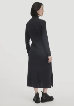 hessnatur Strick Kleid Regular aus Bio-Merinowolle mit Cashmere von|Damen Kleider & Röcke