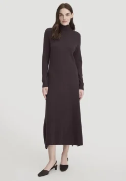 hessnatur Strick Kleid Regular aus Bio-Merinowolle mit Cashmere von|Damen Kleider & Röcke