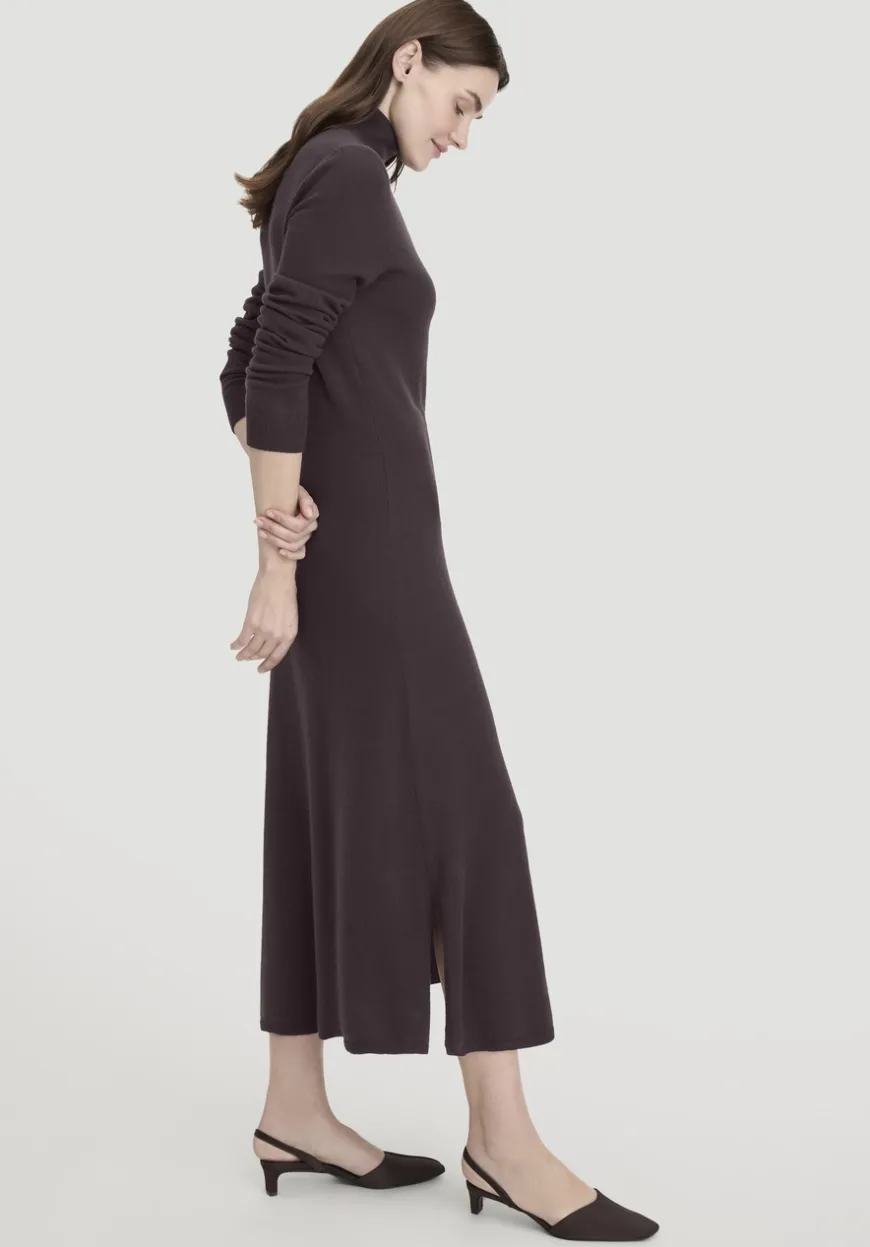 hessnatur Strick Kleid Regular aus Bio-Merinowolle mit Cashmere von|Damen Kleider & Röcke