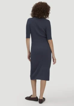 hessnatur Strick Kleid Regular aus Bio-Baumwolle und Wolle von|Damen Kleider & Röcke