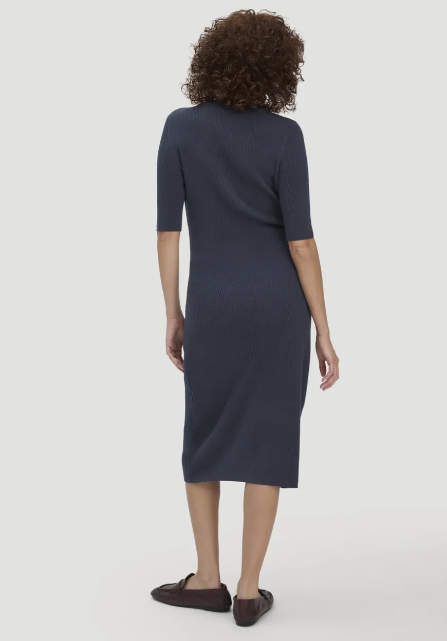 hessnatur Strick Kleid Regular aus Bio-Baumwolle und Wolle von|Damen Kleider & Röcke
