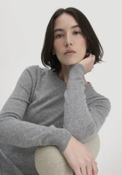 hessnatur Strick Kleid Regular aus Bio-Merinowolle mit Cashmere von|Damen Kleider & Röcke
