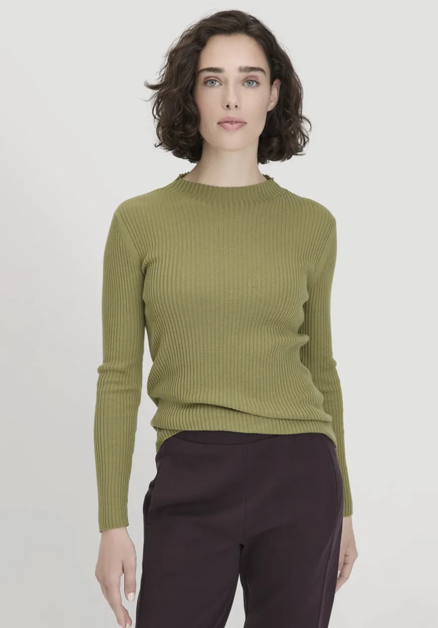 hessnatur Strick Pullover Fitted aus TENCEL™ Lyocell mit Bio-Baumwolle von|Damen Pullover|T-Shirts