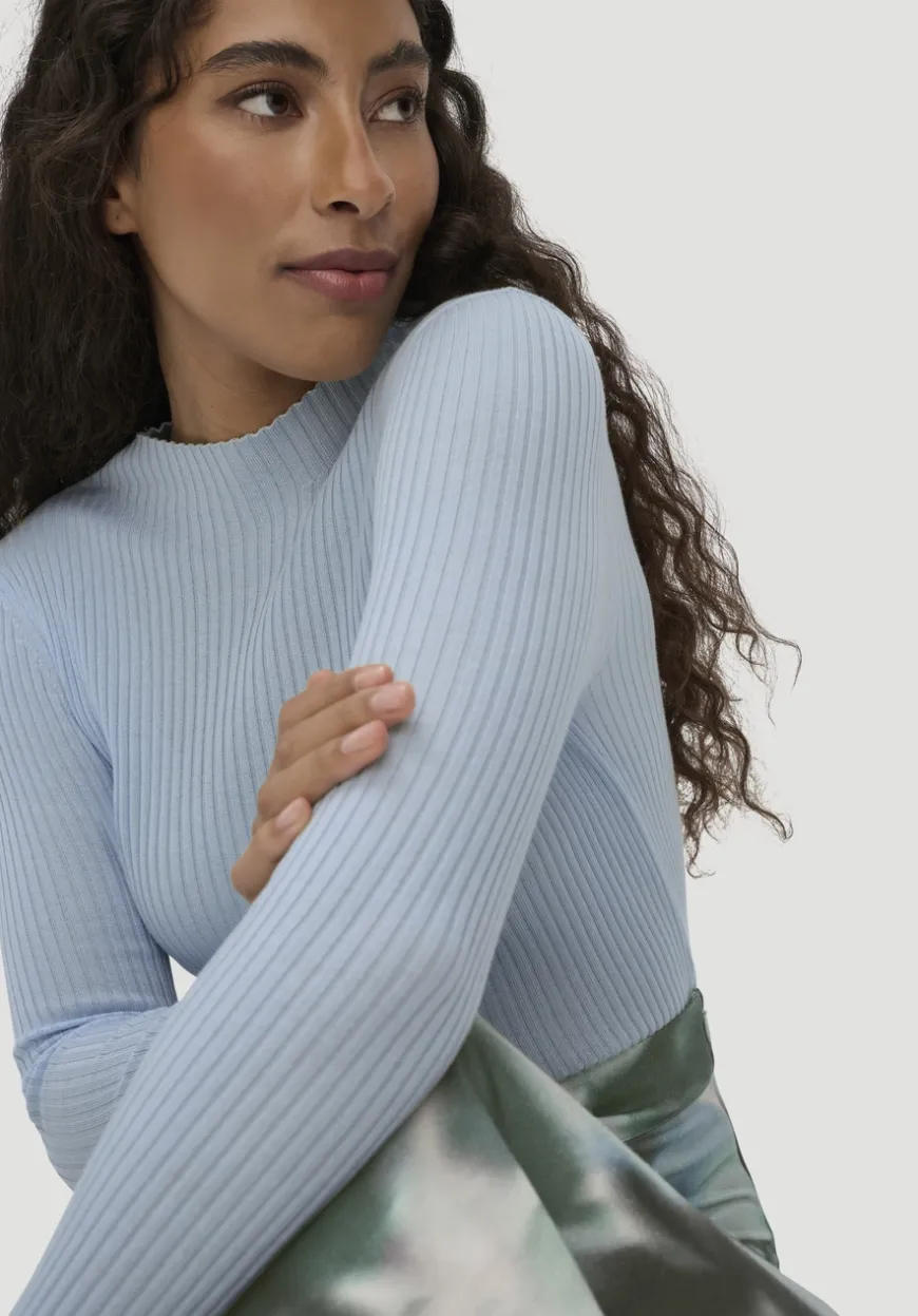 hessnatur Strick Pullover Fitted aus TENCEL™ Lyocell mit Bio-Baumwolle von|Damen Pullover|Strick