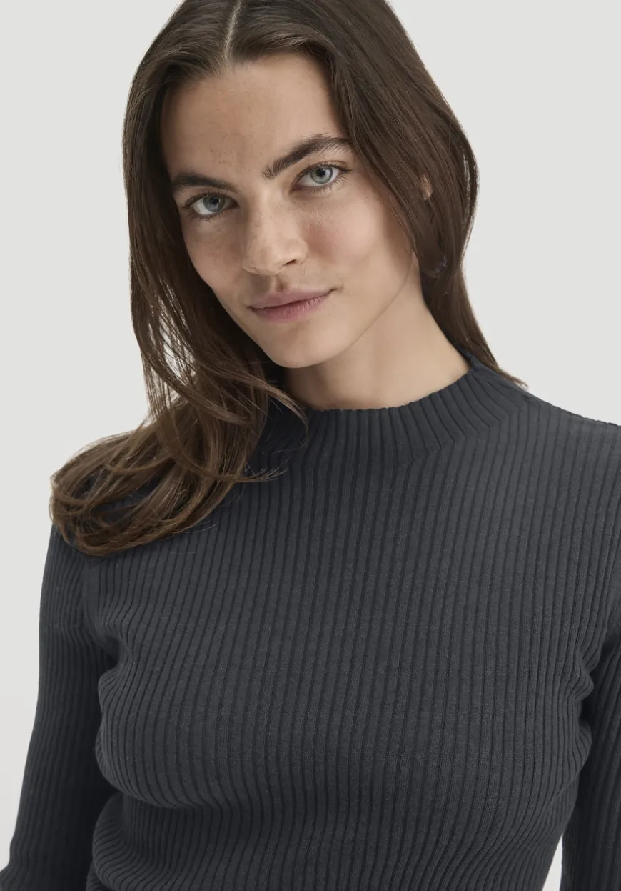 hessnatur Strick Pullover Fitted aus TENCEL™ Lyocell mit Bio-Baumwolle von|Damen Pullover|T-Shirts