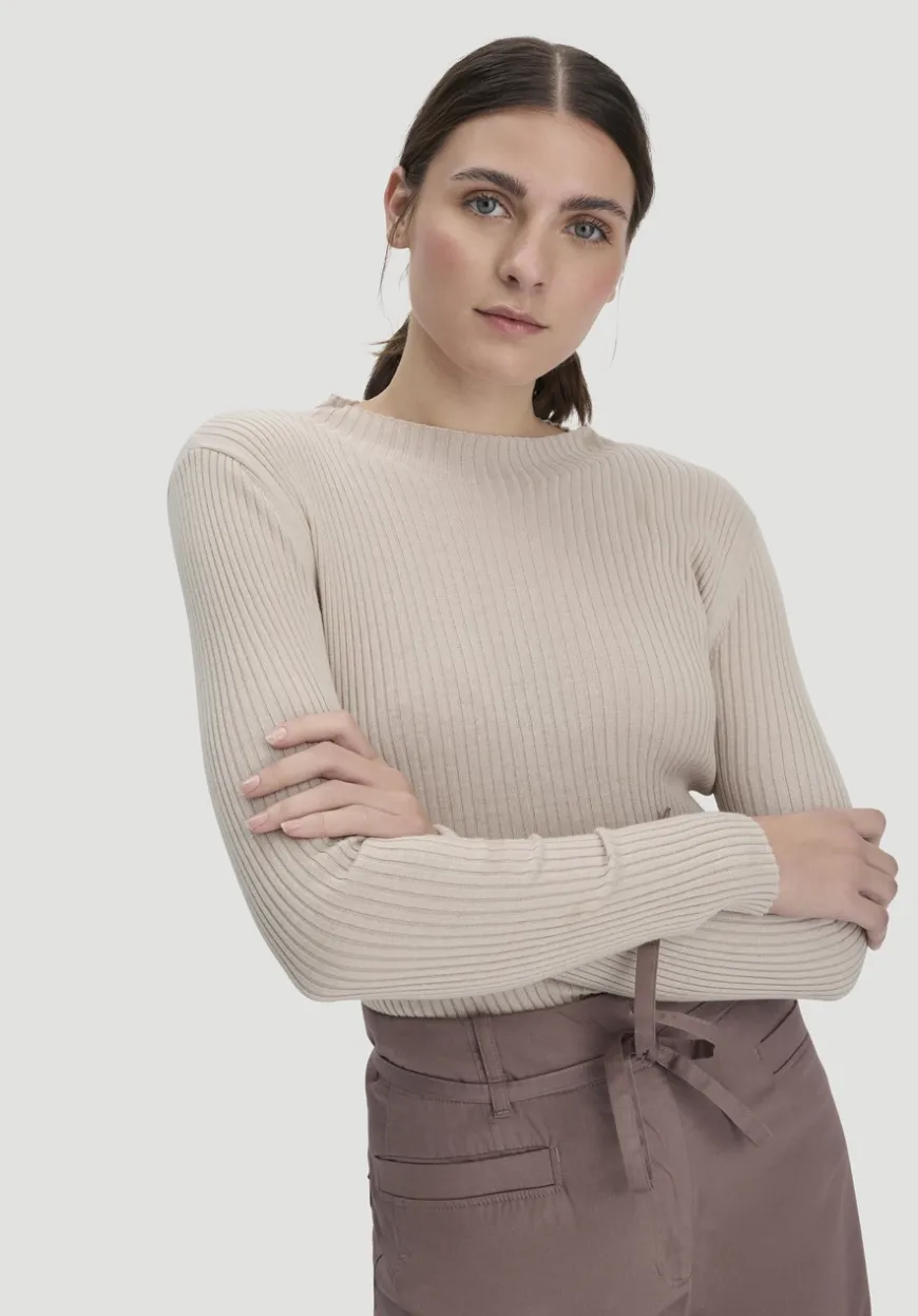 hessnatur Strick Pullover Fitted aus TENCEL™ Lyocell mit Bio-Baumwolle von|Damen Pullover|T-Shirts
