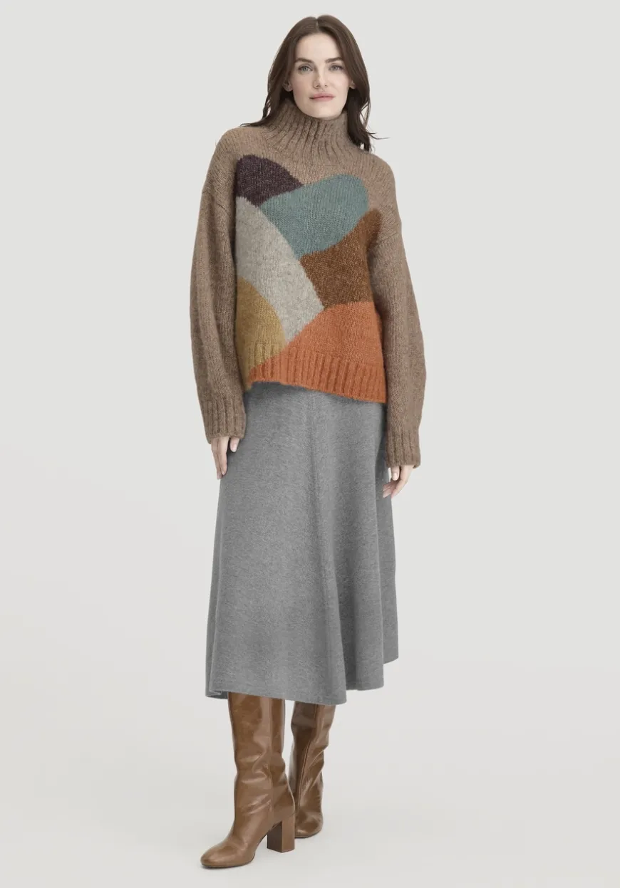 hessnatur Strick Pullover Oversize aus Alpaka mit Bio-Baumwolle von|Damen Pullover