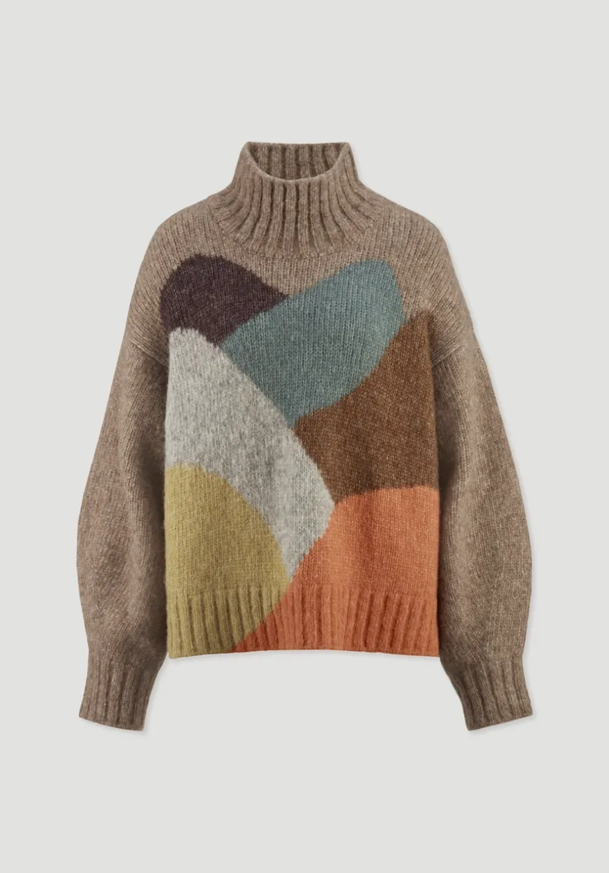 hessnatur Strick Pullover Oversize aus Alpaka mit Bio-Baumwolle von|Damen Pullover