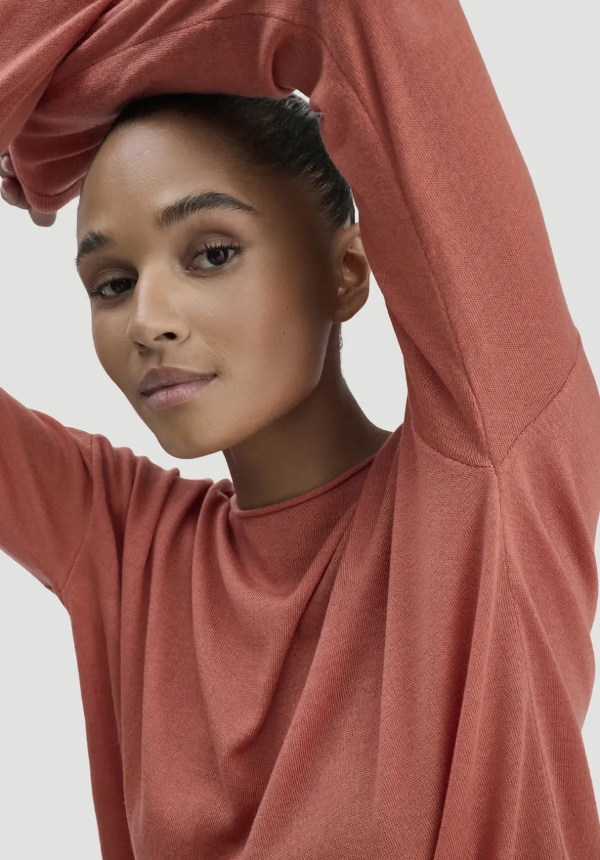 hessnatur Strick Pullover Oversize aus TENCEL™ Lyocell mit Bio-Baumwolle von|Damen Pullover