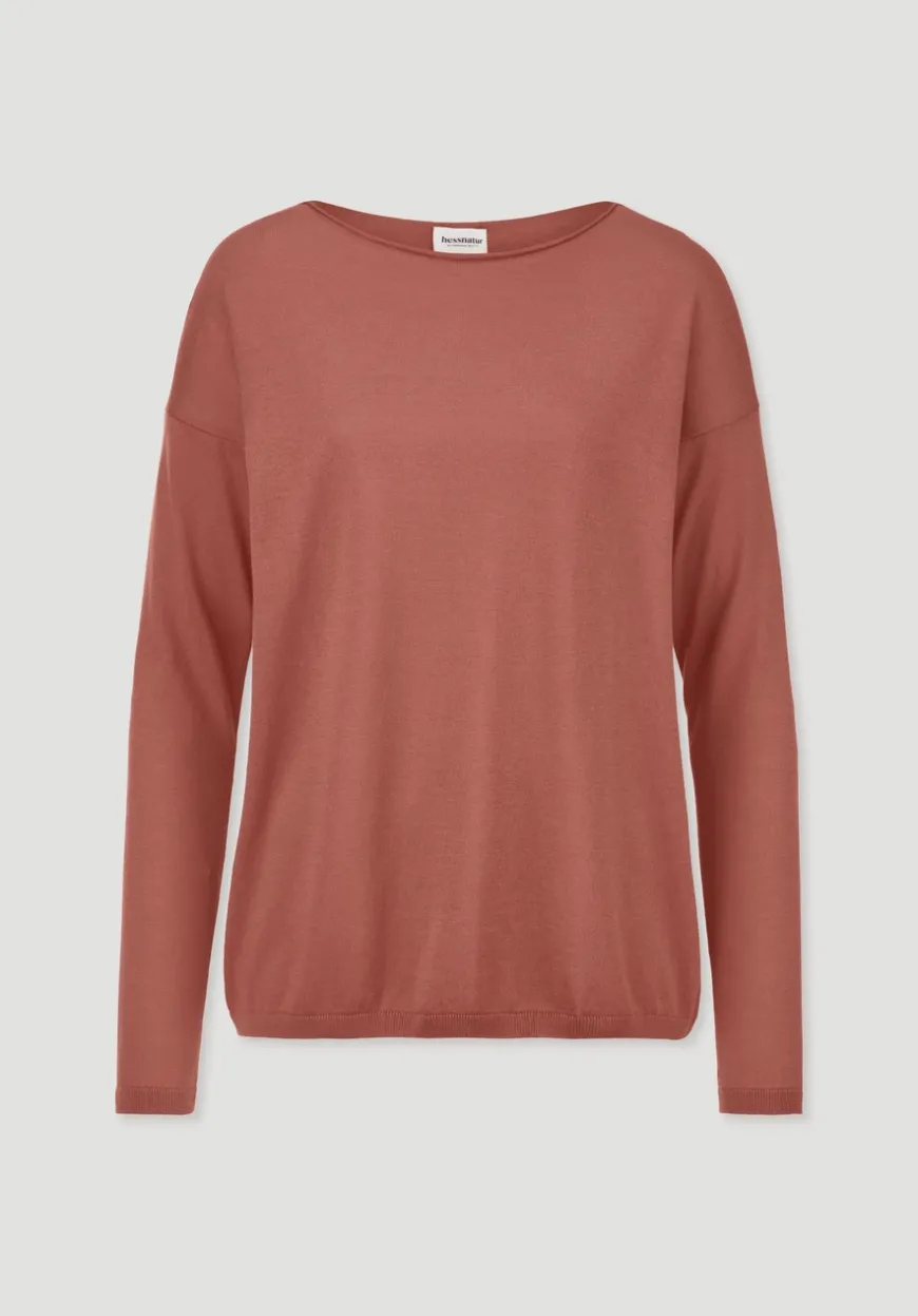 hessnatur Strick Pullover Oversize aus TENCEL™ Lyocell mit Bio-Baumwolle von|Damen Pullover