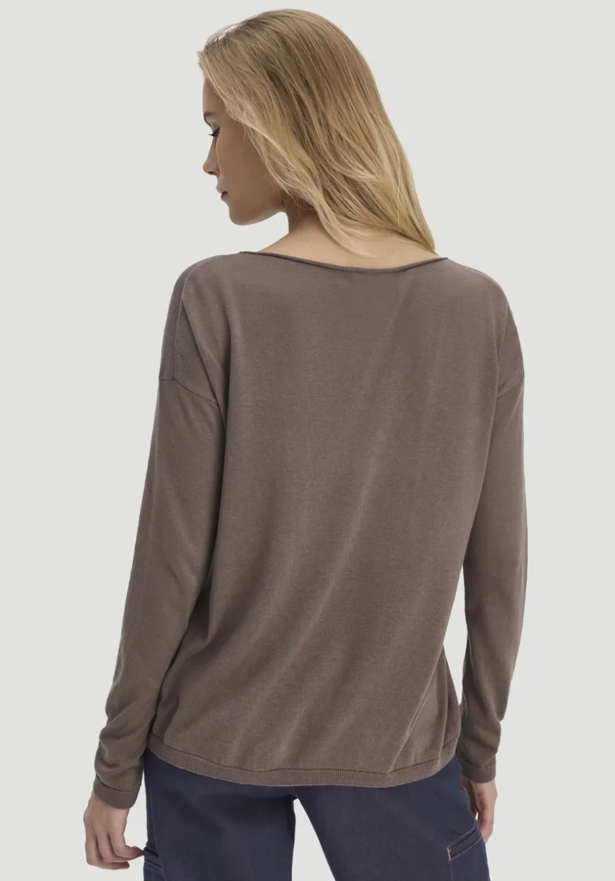 hessnatur Strick Pullover Oversize aus TENCEL™ Lyocell mit Bio-Baumwolle von|Damen Pullover