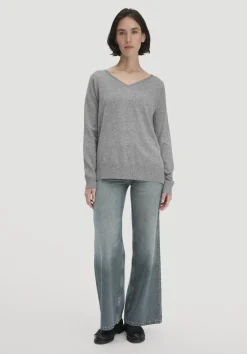 hessnatur Strick Pullover Oversized aus Bio-Merinowolle mit Cashmere von|Damen Pullover|T-Shirts