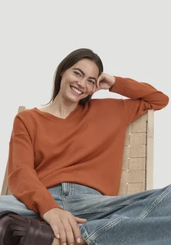hessnatur Strick Pullover Oversized aus Bio-Merinowolle mit Cashmere von|Damen Pullover|T-Shirts