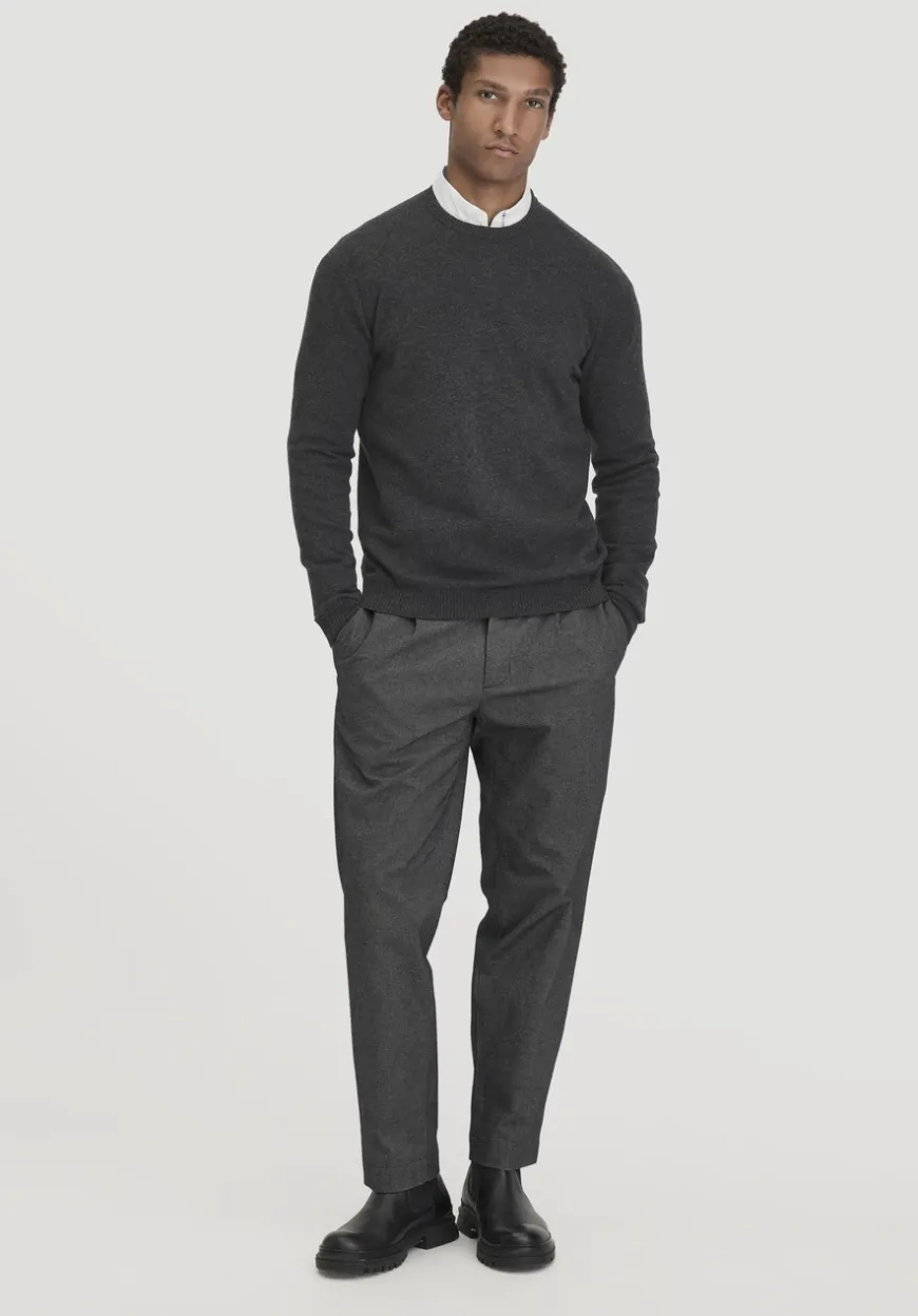 hessnatur Strick Pullover Regular aus Bio-Merinowolle mit Cashmere von|Herren Pullover|Strick