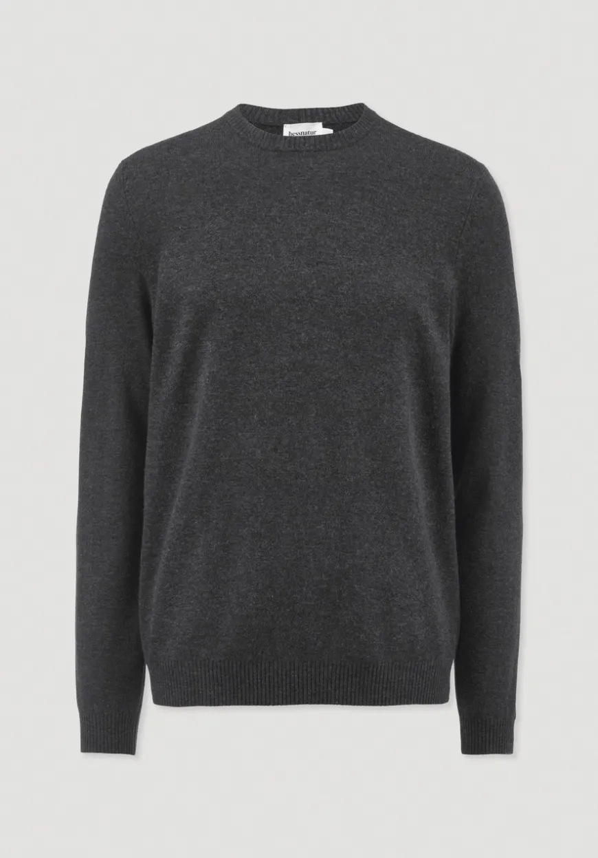 hessnatur Strick Pullover Regular aus Bio-Merinowolle mit Cashmere von|Herren Pullover|Strick