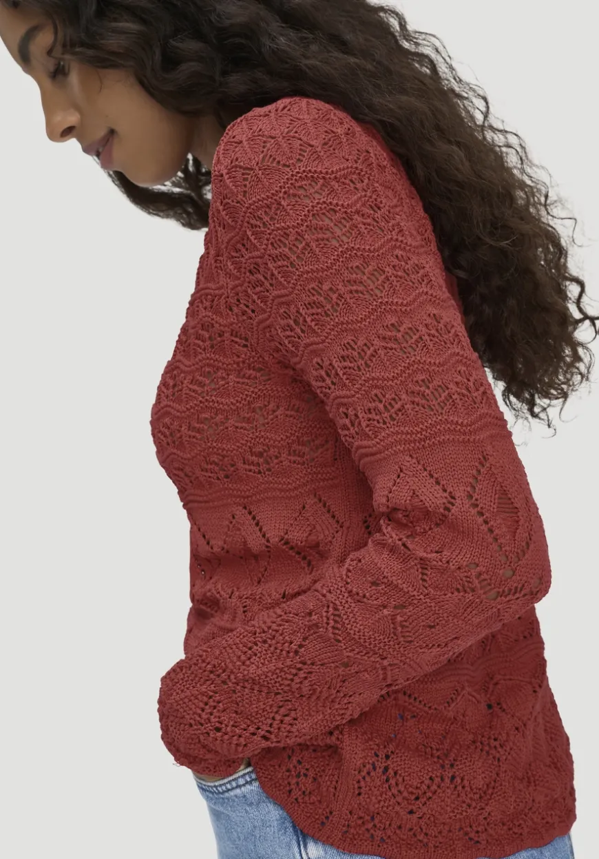 hessnatur Strick Pullover Regular aus reiner Bio-Baumwolle von|Damen Pullover