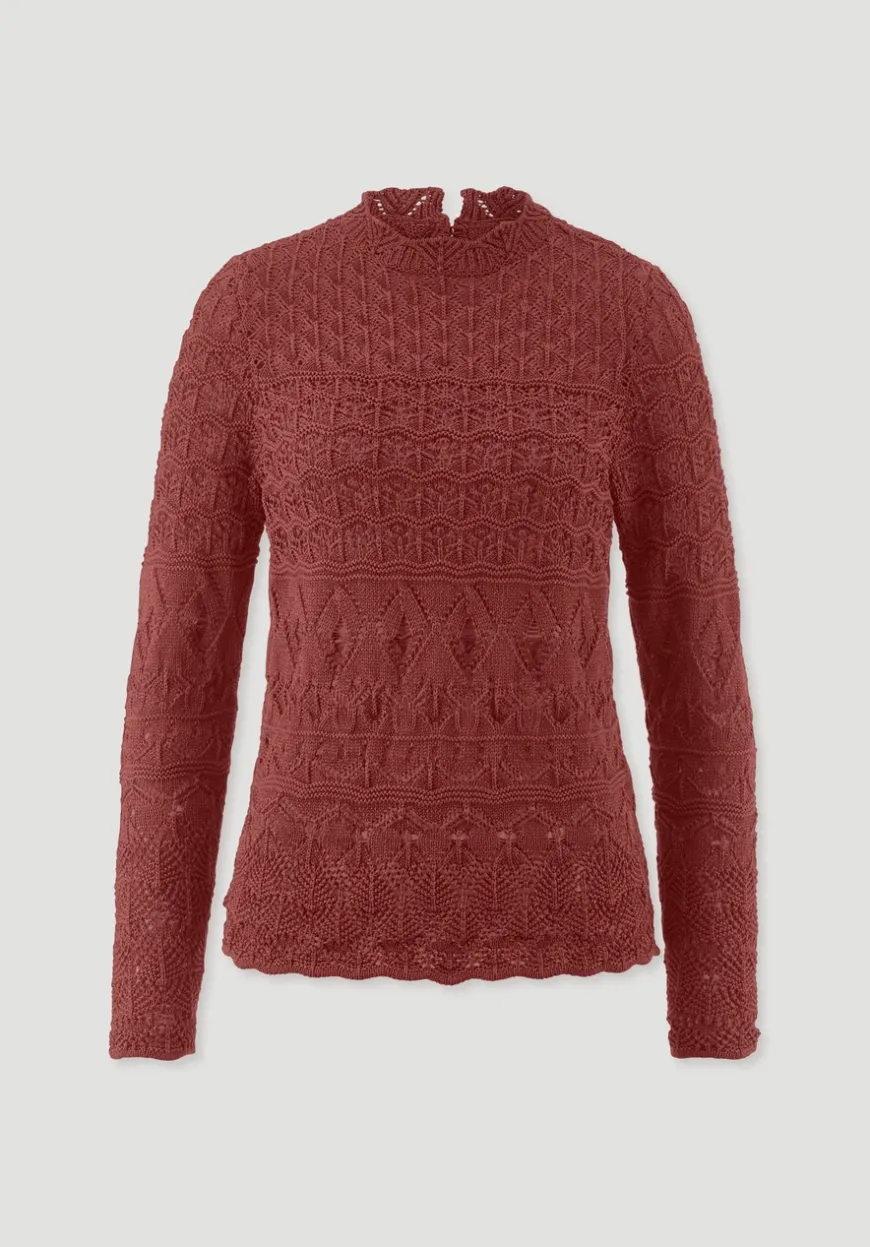 hessnatur Strick Pullover Regular aus reiner Bio-Baumwolle von|Damen Pullover