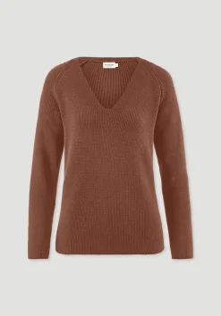 hessnatur Strick Pullover Regular aus reiner Bio-Baumwolle von|Damen Pullover|T-Shirts