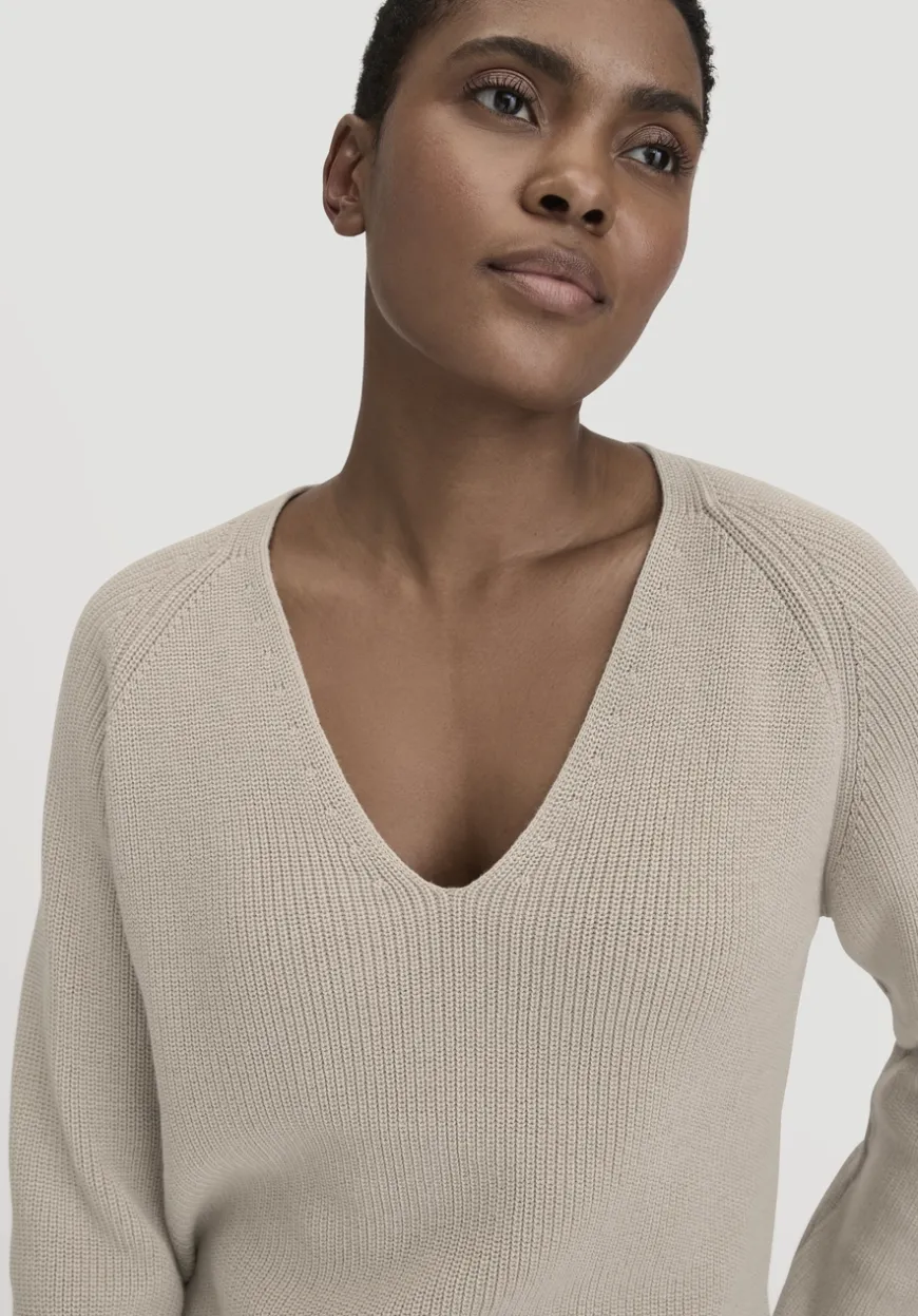 hessnatur Strick Pullover Regular aus reiner Bio-Baumwolle von|Damen Pullover|T-Shirts