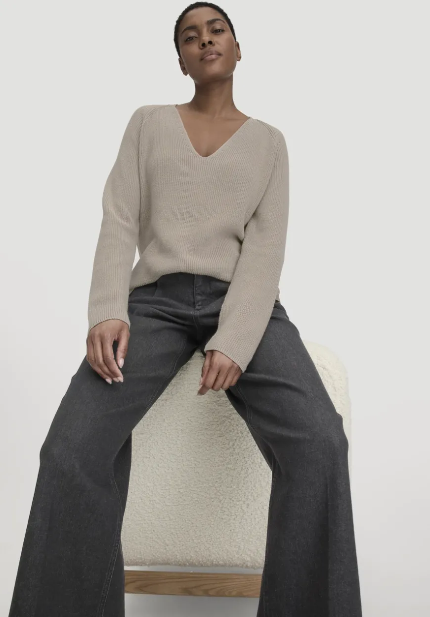 hessnatur Strick Pullover Regular aus reiner Bio-Baumwolle von|Damen Pullover|T-Shirts
