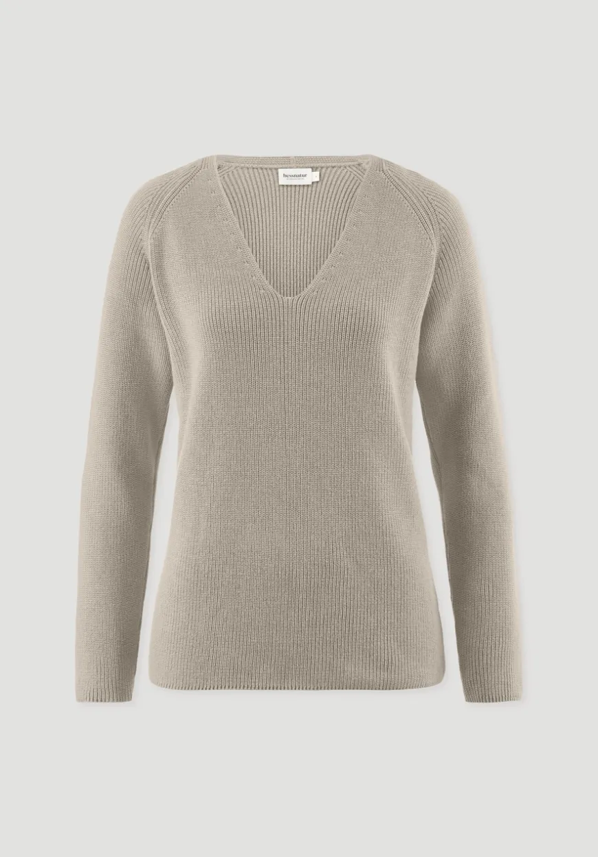 hessnatur Strick Pullover Regular aus reiner Bio-Baumwolle von|Damen Pullover|T-Shirts