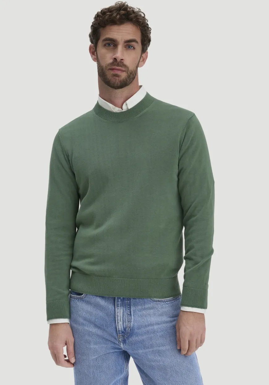 hessnatur Strick Pullover Regular aus reiner Bio-Baumwolle von|Herren Pullover|Strick