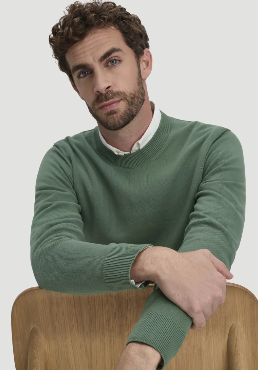 hessnatur Strick Pullover Regular aus reiner Bio-Baumwolle von|Herren Pullover|Strick
