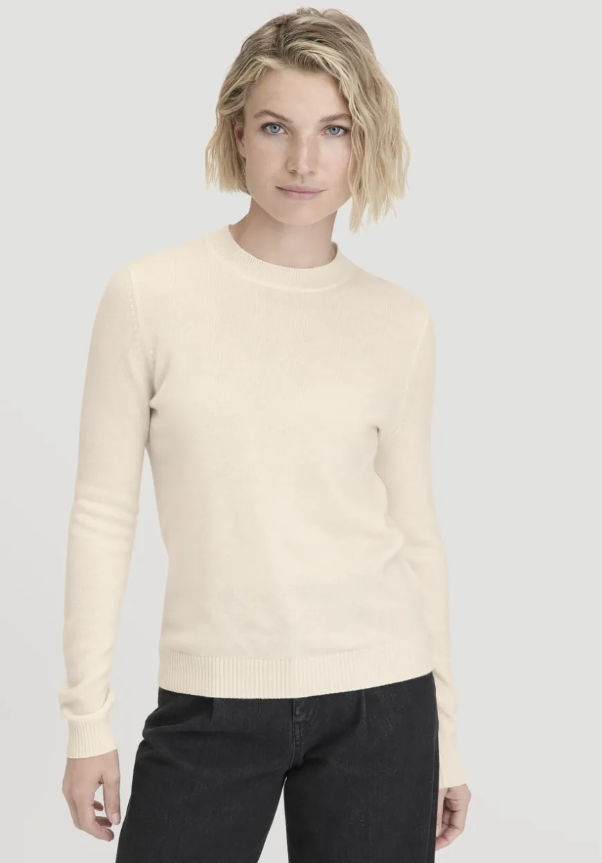 hessnatur Strick Pullover Regular aus Bio-Merinowolle mit Cashmere von|Damen Pullover|T-Shirts