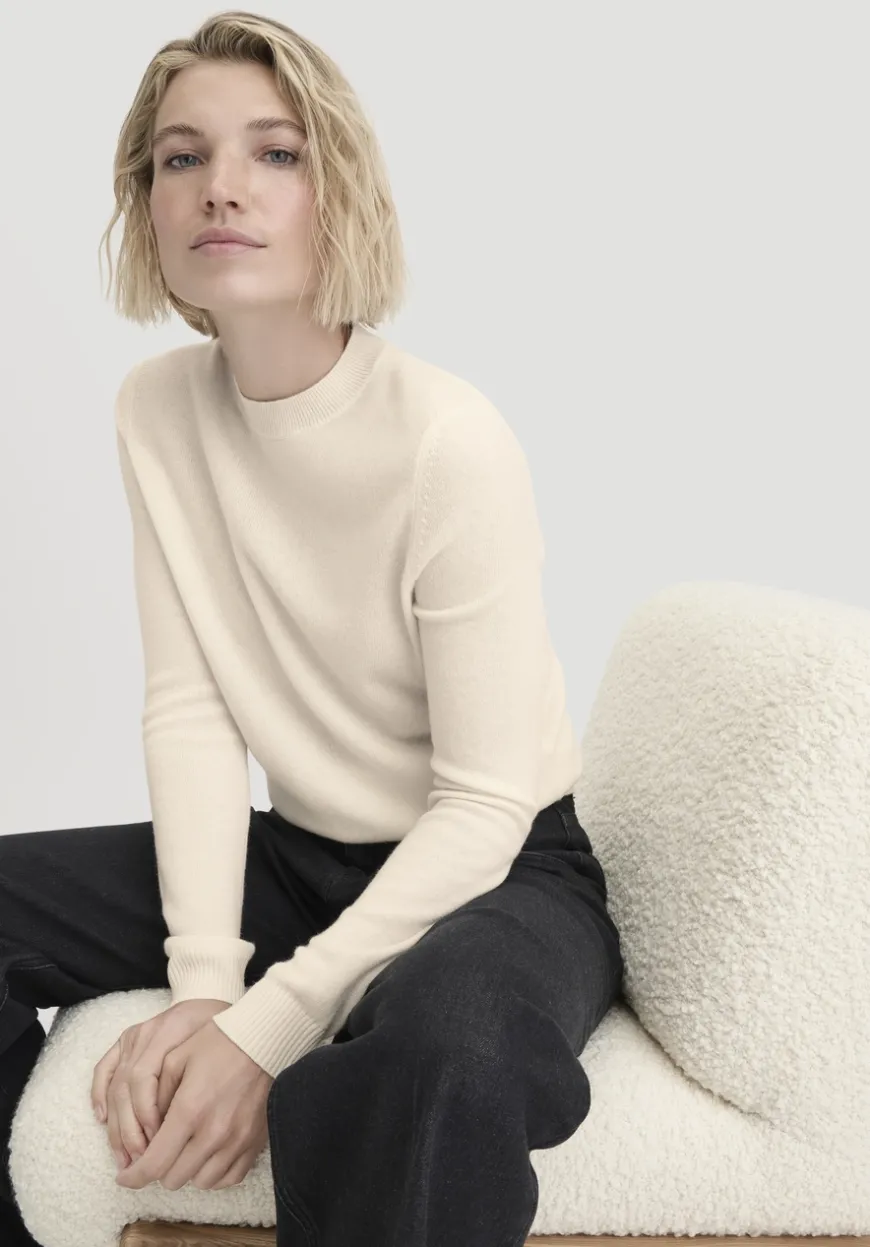 hessnatur Strick Pullover Regular aus Bio-Merinowolle mit Cashmere von|Damen Pullover|T-Shirts