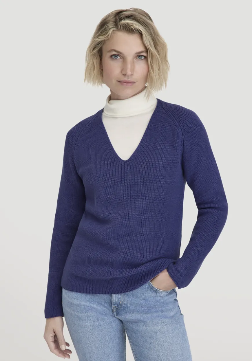hessnatur Strick Pullover Regular aus reiner Bio-Baumwolle von|Damen Pullover|T-Shirts
