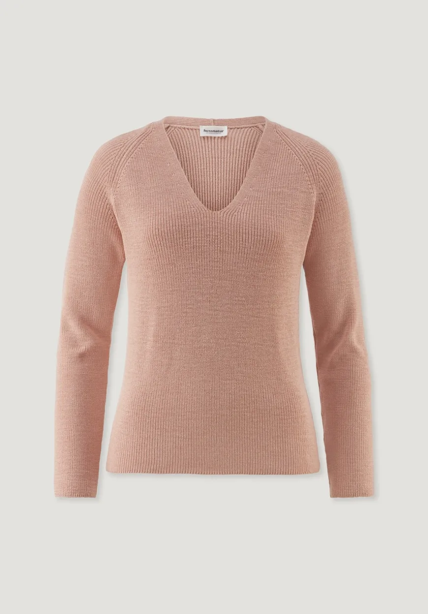 hessnatur Strick Pullover Regular aus reiner Bio-Baumwolle von|Damen Pullover