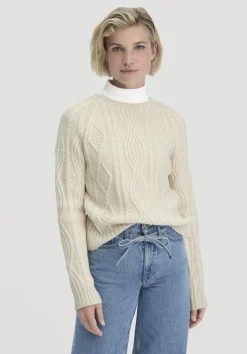 hessnatur Strick Pullover Regular aus Bio-Schurwolle und Bio-Baumwolle von|Damen Pullover