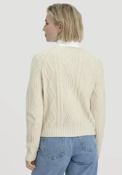 hessnatur Strick Pullover Regular aus Bio-Schurwolle und Bio-Baumwolle von|Damen Pullover