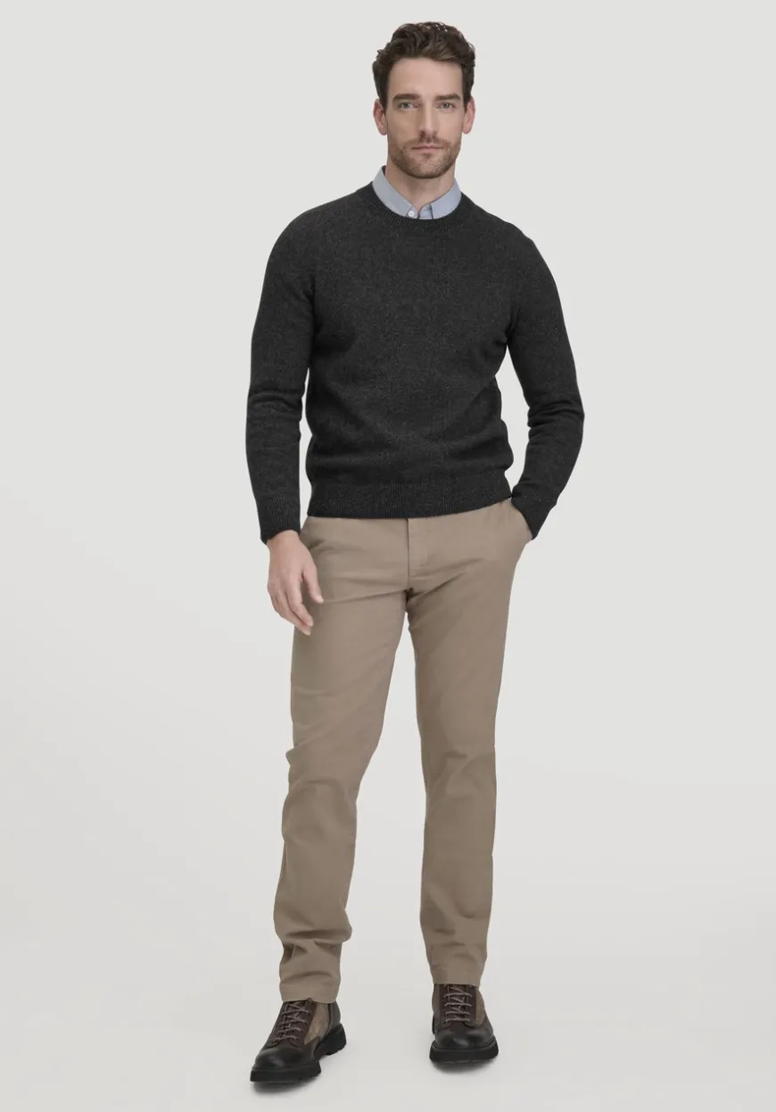 hessnatur Strick Pullover Regular aus Bio-Merinowolle mit Bio-Baumwolle von|Herren Pullover|Strick