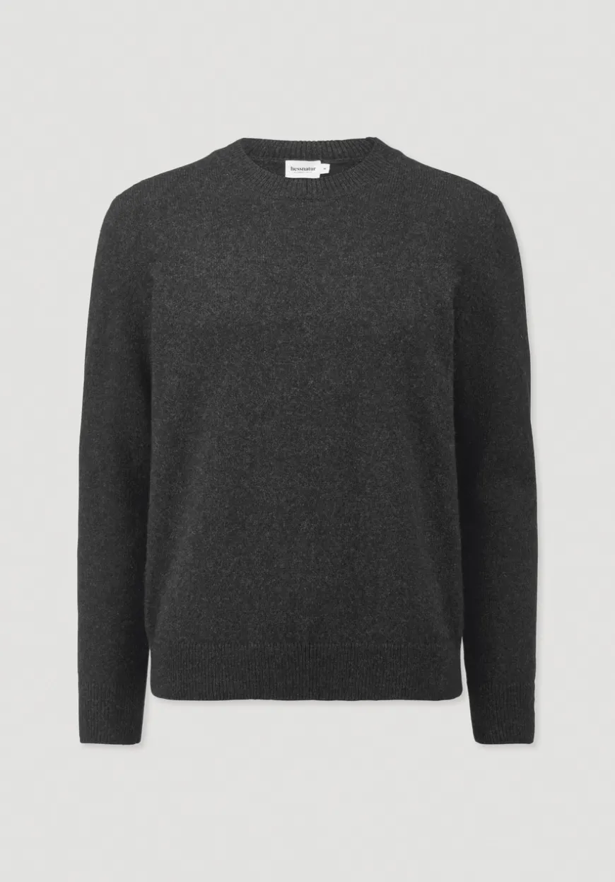 hessnatur Strick Pullover Regular aus Bio-Merinowolle mit Bio-Baumwolle von|Herren Pullover|Strick