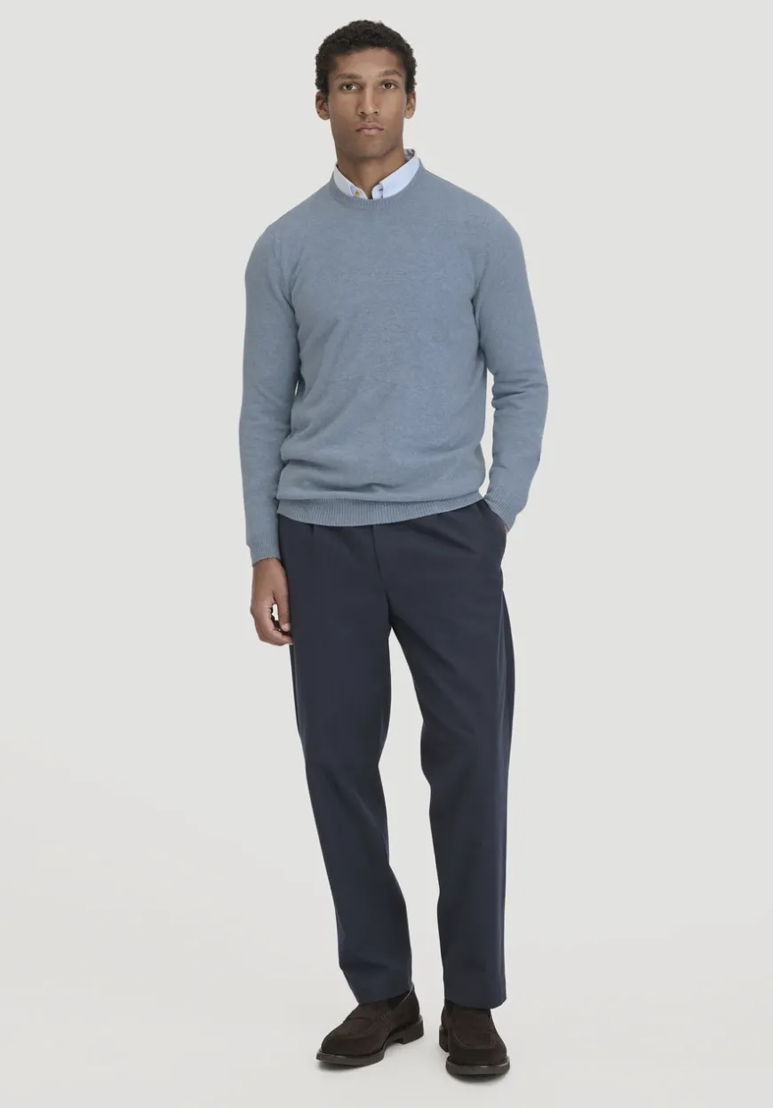 hessnatur Strick Pullover Regular aus Bio-Merinowolle mit Cashmere von|Herren Pullover|Strick